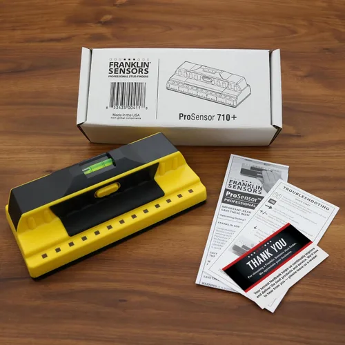 Miniatura 8 de ProSensor 710 + Stud Finder profesional con nivel de burbuja integrado y regla Amarillo