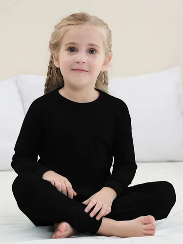 Miniatura 6 de GUISBY Conjunto de pijama para niños y niñas, sudadera de ajuste cómodo para uso diario de 2 piezas
