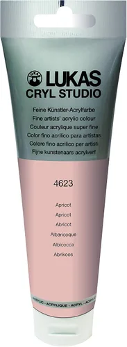 Miniatura 102 de Lukas CRYL Studio Artist - Pintura acrílica para artistas, Alizarín Carmesí, tubo de 125 ml - Pinturas acrílicas de alto pigmento para pintura