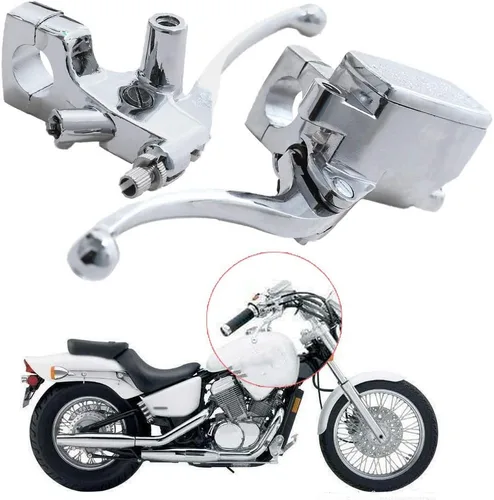 Miniatura 7 de Saihisday Palanca de cilindro maestro de freno para Honda NV400 NV600 NV750 VF750 VT250 VT750 VT1100 VT1300