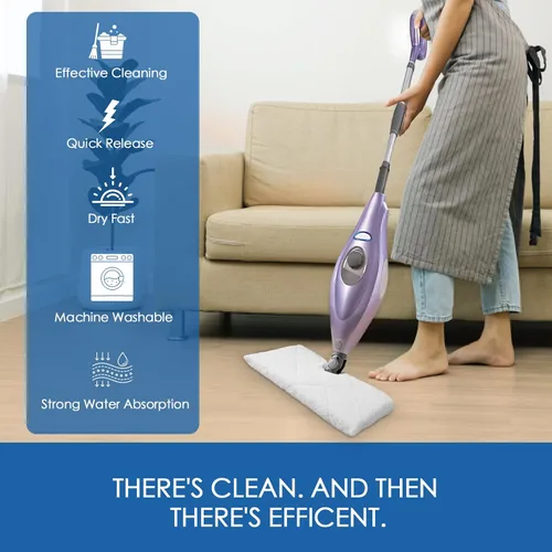 Miniatura 8 de S3501 S3601 - Almohadillas de repuesto para trapeador de vapor compatibles con Shark Steam Pocket Mop, almohadillas de repuesto Vacmop para Paquete