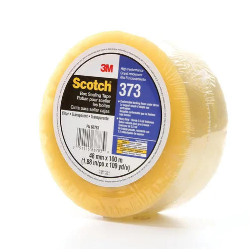 Miniatura 4 de Scotch Cinta selladora de cajas 373, transparente, 1.890 in x 328.1 ft
