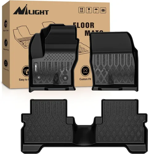 Miniatura 14 de Nilight Alfombrillas TPE para Ford F250 F350 F450 Super Duty Crew Cab 1999 2000 2001 2002 2003 2004 2005 2006 2007 ajuste personalizado para todo