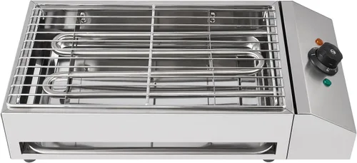 Parrilla eléctrica para encimera de 1800 W, parrilla portátil, sin humo, cocina antiadherente, placa extraíble con control de temperatura de 110 V
