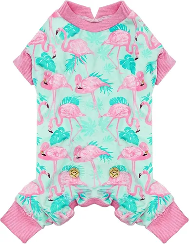 Miniatura 28 de KYEESE - Pijamas de terciopelo para perros y mascotas, ropa suave, abrigo para perros pequeños, mameluco cómodo y elástico, disfraz