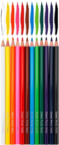 Miniatura 3 de Madisi - Lápices de colores a granel - preafilados - 12 colores surtidos - paquete de 336