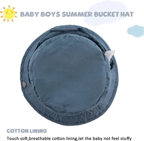 Miniatura 4 de Sombrero de sol para niños de 0 a 4 años con protección solar