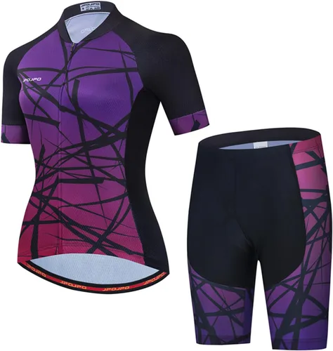Miniatura 85 de Hotlion Conjuntos de camisetas de ciclismo para mujer, ropa de ciclismo de verano, trajes de bicicleta de carretera, ropa de ciclismo de manga corta