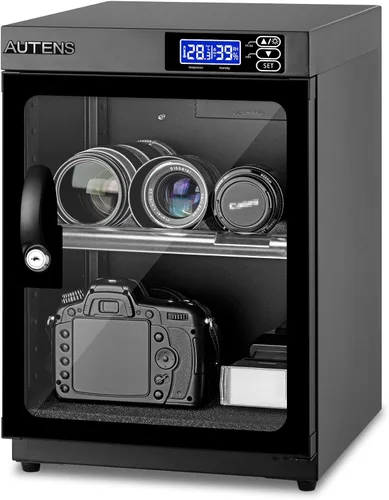 Caja Gabinete Seco Deshumidificador de 30L, Control Digital Silencioso y de Ahorro de Energía, para Lente de Cámara DSLR SLR y Almacenamiento de
