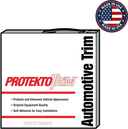 Miniatura 2 de Cowles Personalizado - Borde de protección de borde de canal en U negro mejorado de 50 pies, accesorio protector de parachoques de plástico flexible