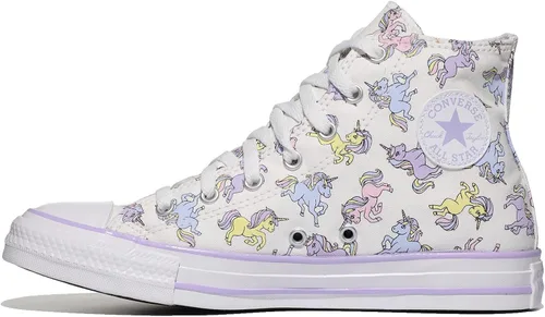 Miniatura 2 de Converse CTAS Hi White para niña (niño grande)
