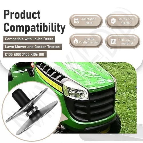 Miniatura 5 de MIA12482 Kit de polea variadora de transmisión secundaria compatible con cortacésped Jo-hn Deere y tractor de jardín, compatible con D105 E100 X105
