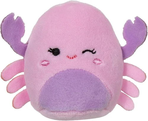Miniatura 7 de Squishville by Original Squishmallows Escuadrón del Día de Playa Peluche - Seis Peluches Squishmallows de 2 Pulgadas Incluyendo Mauricio, Deniz
