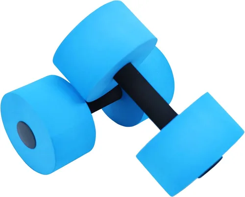 Miniatura 3 de Elevon Juego completo de entrenamiento de natación que incluye pesas de agua, cinturón flotante y flotador de pierna de boya de tracción, color azul