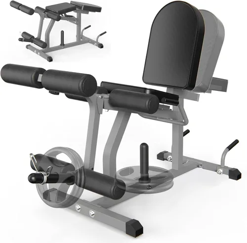 Z ZHICHI 2 en 1 máquina de extensión y rizo de piernas ajustables, fácil transición, máquina de piernas de gimnasio en casa, capacidad de peso de
