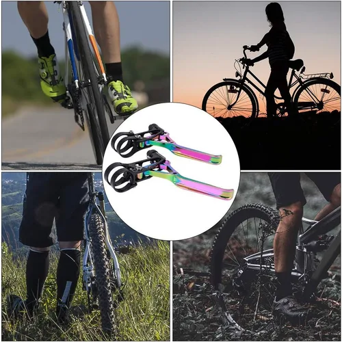 Miniatura 5 de Keenso Palancas de freno de bicicleta, aleación de aluminio ultraligera, palanca de freno deslizante de aceite, accesorio de ciclismo para bicicleta