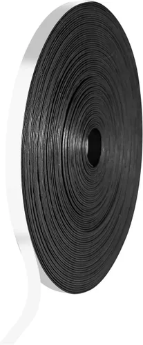 Miniatura 13 de Magnetic Tape Roll, 30ft x 1/4 Inch Magnet Tape for Whiteboard, Reusable Magnetic Whiteboard Borders & Dividers for Classroom, Office, Art (Black)