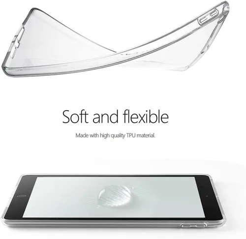 Miniatura 4 de iCoverCase Funda transparente para iPad mini 4, funda protectora flexible de TPU suave transparente ultrafina para iPad mini 4 (7.9") - Transparente