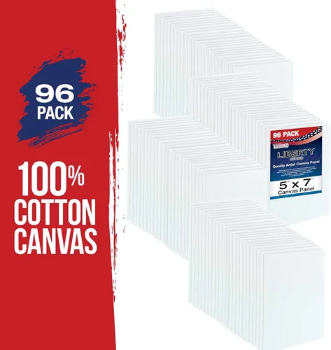 Miniatura 2 de US Art Supply - Paquete de 12 tableros de lienzo para pintura de 8 x 10 pulgadas, calidad artística profesional, libre de ácidos