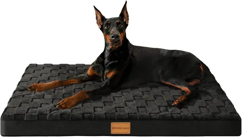 Miniatura 14 de Patas Lague Cama Ortopédica para Perros de Tamaño Grande 36''X24'', Impermeable Suave Cómoda de Espuma Egg Crate Camas Grandes para Mascotas