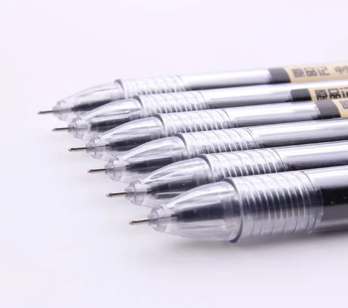 Miniatura 3 de Bolígrafo de tinta de gel de 0.014 in, tinta negra, bolígrafo de tinta de gel extrafina, paquete de 12