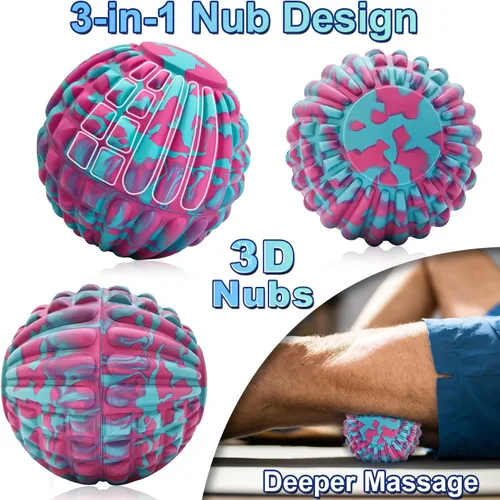 Miniatura 4 de Bola de masaje de tejido profundo para ejercicio y recuperación, certificación SGS, dirige la espalda, hombros, piernas y pies, alivia los nudos