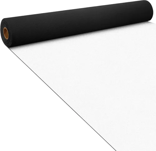 Miniatura 12 de Boao 20 x 2.3 pies Neopreno Alfombra de Corredor Reutilizable Piso de Plástico Alfombra Antideslizante con Espalda de Goma para Pasillo Alfombra Rojo