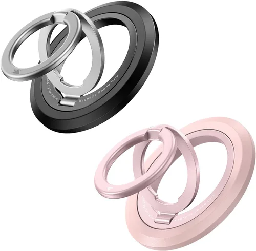 Miniatura 11 de SYNCWIRE Soporte de Anillo Magnético para Teléfono para MagSafe, Soporte de Agarre para Teléfono Celular con Rotación de 360°, Anillo para Dedo