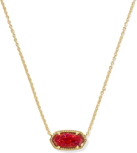 Miniatura 137 de Kendra Scott - Collar Elisa con dije para mujer, joyería de moda, chapado en oro de 14 quilates