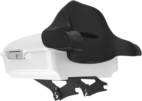 Miniatura 128 de King Tour Pack para Harley Alpine Green, cierre de paquete turístico, portaequipajes superior, soporte de montaje negro, placa de metal para Harley