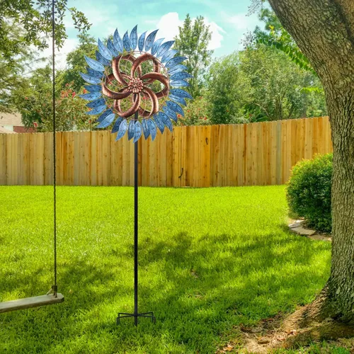 Miniatura 5 de WONDER GARDEN Molino de viento – Molino de viento grande de 6.2 pies para decoración de patio, césped y jardín, para exteriores