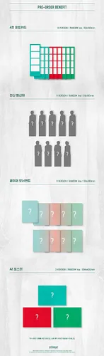 Miniatura 5 de Starship Entertainment CRAVITY - CRAVITY SEASON2. [Hideout: The New Day WE Step INTO] Album+Pre-Order Benefit+Folded Poster+Extra Photocards Set