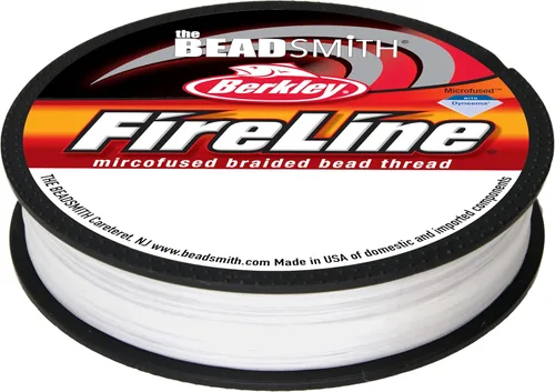 Miniatura 5 de The Beadsmith Fireline by Berkley - Hilo trenzado microfusionado - Prueba de 4 libras, diámetro de 005"/.12mm, carrete de 50 yardas, color cristal