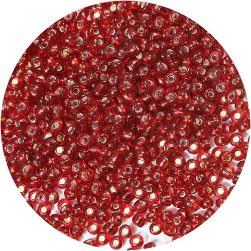 Miniatura 17 de Bala&Fillic Cuentas de semillas de color blanco de 0.157 pulgadas, aproximadamente 1200 piezas/3.53 oz en bolsa, 6/0 cuentas de vidrio para hacer