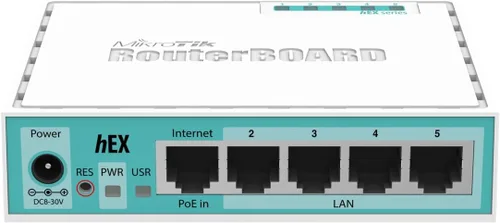 Miniatura 4 de Mikrotik hEX RB750Gr3 Router Gigabit Ethernet de 5 puertos