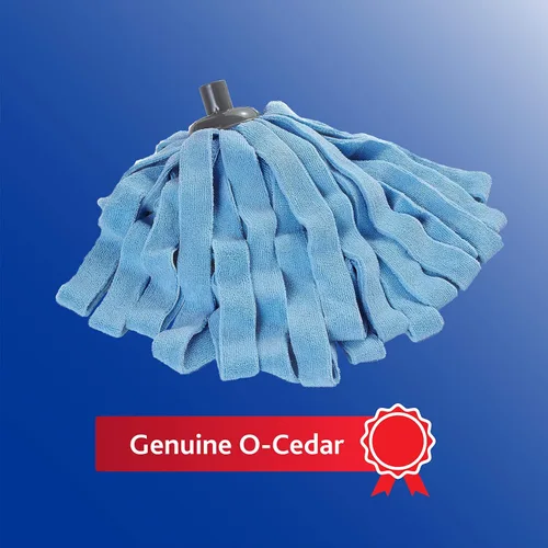 Miniatura 3 de O-Cedar Recambio de trapeador de microfibra, paquete de 2 Azul