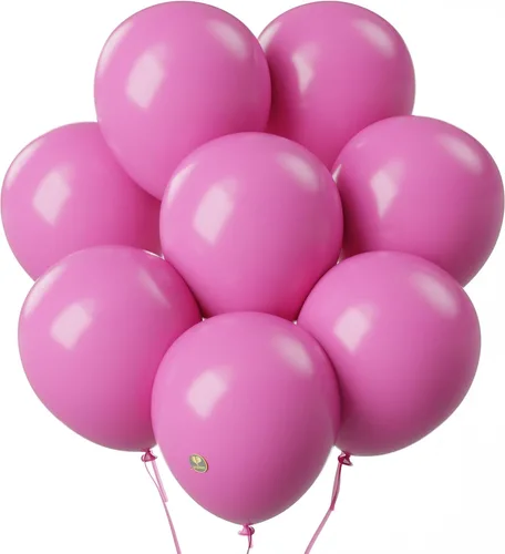 Miniatura 20 de AFTERLOON® - Globos de látex de goma natural de alta calidad, 50 unidades, color azul claro de 10 pulgadas, color mate, duradero, grueso, extra