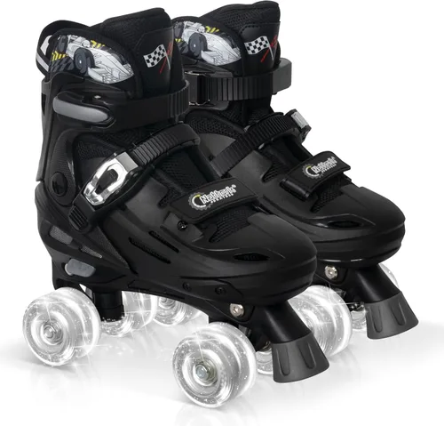 Miniatura 9 de Nattork - Patines ajustables para niños, chicos y chicas adolescentes de 4 a 16 años - Idea de regalo genial con diseño de auto de carreras