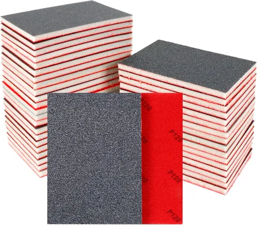 Miniatura 12 de 24 Piezas Esponjas de Lijado Grano 1200-1500, Bloques de Lijado Lavables y Reutilizables para Madera, Metal, Paneles de Yeso, Acristalamiento, Papel