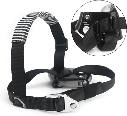 Miniatura 5 de NewDoar - Bloqueador de pie elevado para escalada en roca y montañismo, dispositivo de escalada Izquierda Negro