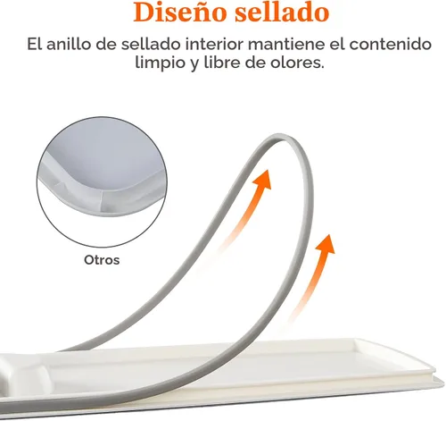 Miniatura 7 de Lifewit Contenedor de Arroz 25.4 Libras, Dispensador de Arroz con Taza Medidora, Contenedores de Cereales para Almacenamiento, Cubo de Arroz Sellado