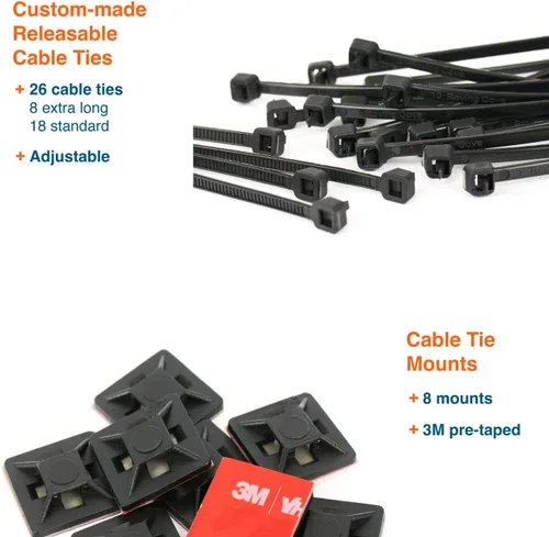 Miniatura 5 de Roving Cove Protector de barandilla para escaleras, 5 x 3 pies, red de seguridad para barandillas para bebés, cubierta de escalera de seguridad