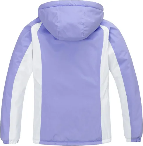 Miniatura 2 de Skieer Chaqueta de esquí impermeable para mujer, abrigo cálido de invierno con capucha para snowboard