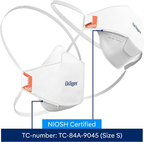 Miniatura 3 de Dräger X-plore 1950 N95 respirator mask NIOSH-approved respirator mask for construction, DIY, home improvement