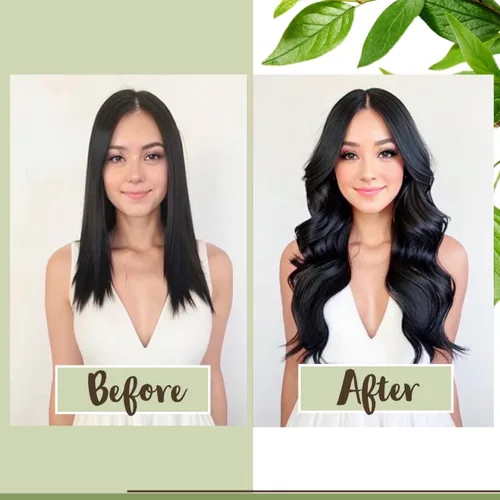Miniatura 5 de Joe - Extensiones de cabello humano 100% Remy con cinta color verde (18 pulgadas, negro lacio)