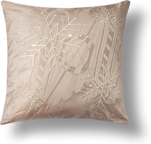 Miniatura 14 de Threadmill Funda de almohada de algodón de 18 x 18 pulgadas, juego de 2 fundas de cojín cuadradas decorativas de algodón con diseño de hiedra