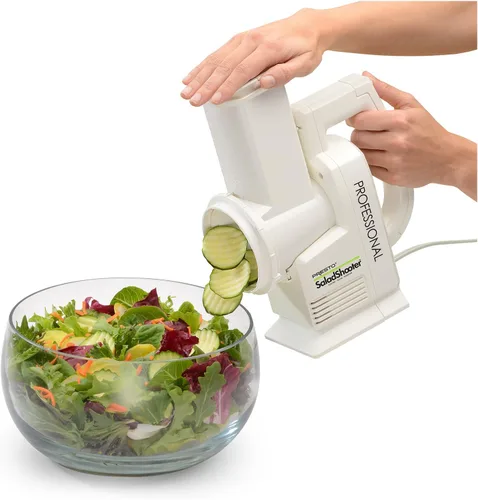 Miniatura 6 de Presto 02970 – Pro SaladShooter rebanadora/trituradora, Blanco