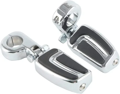Miniatura 22 de Green-L Estriberas universales para motocicleta de 1 1/4 pulgadas con abrazadera P para Harley Sportster Softail Dyna Touring Road King Street Glide