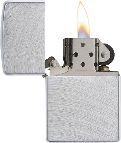 Miniatura 3 de Zippo Encendedor - Encendedor personalizado cromado a prueba de viento personalizado mensaje grabado (arco de cromo cepillado) #24647