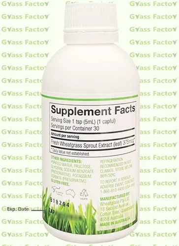 Miniatura 2 de Dr Wheatgrass Supershots (suministro para 30 días) - Extracto de pasto de trigo en una botella, más fuerte que el jugo y polvo de pasto de trigo